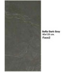 سرامیک مایسا سوفیا دارک گری Maysa Ceramic Sofia Dark Gray 60X120