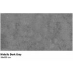 سرامیک مایسا متالیک دارک گری Maysa Metalic Dark Gray 50X100