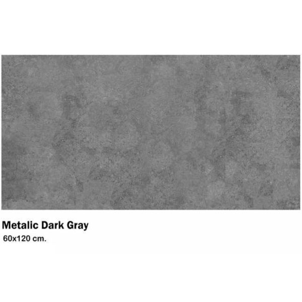 سرامیک مایسا متالیک دارک گری Maysa Metalic Dark Gray 60X120