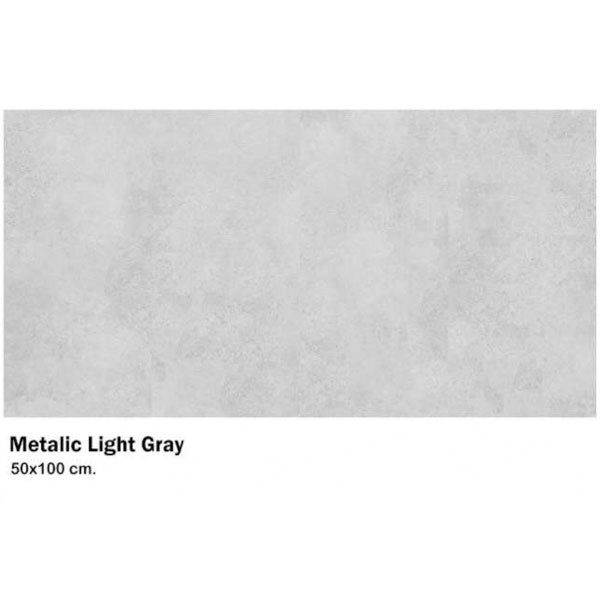 سرامیک مایسا متالیک لایت گری Maysa Metalic Light Gray 50X100