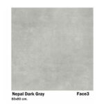 سرامیک مایسا نپال دارک گری Maysa ceramic Nepal Dark Gray 80X80