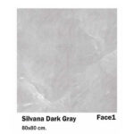 سرامیک مایسا سیلوانا دارک گری Maysa ceramic Silvana Dark Gray 80X80