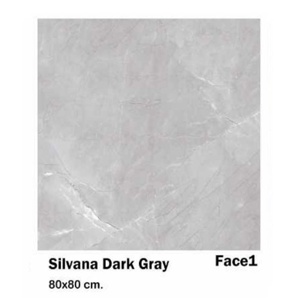 سرامیک مایسا سیلوانا دارک گری Maysa ceramic Silvana Dark Gray 80X80