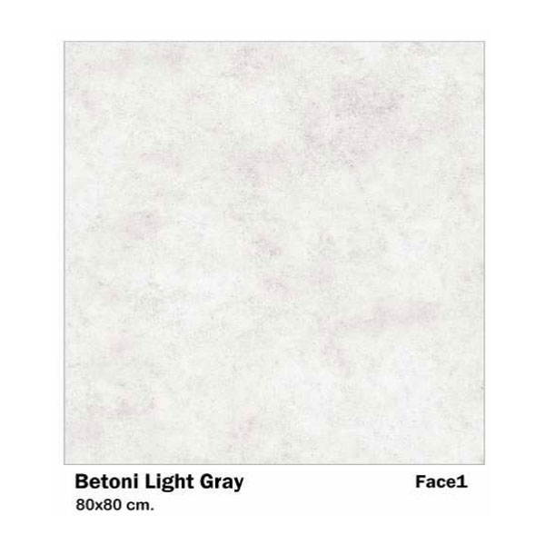 سرامیک مایسا بتونی لایت گری Maysa ceramic betoni light gray 80X80
