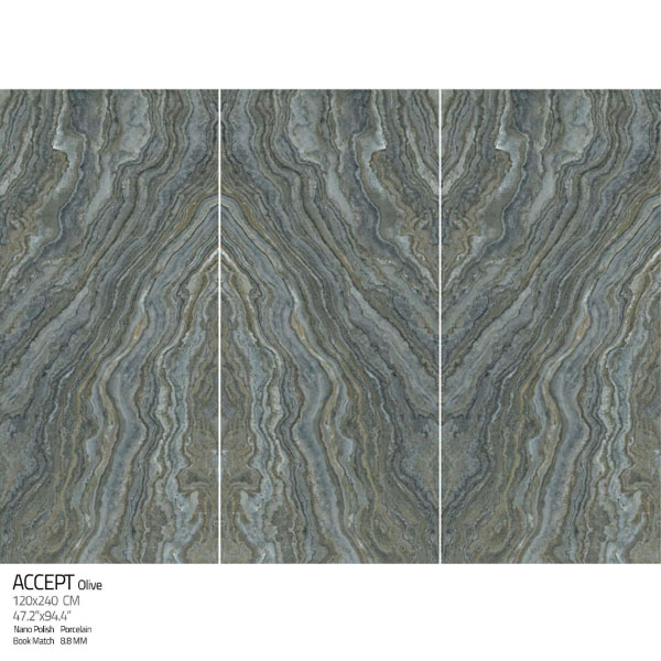 اسلب نانو پولیش اکسپت الیو Accept Olive 120x240 هرمس نوین سرام