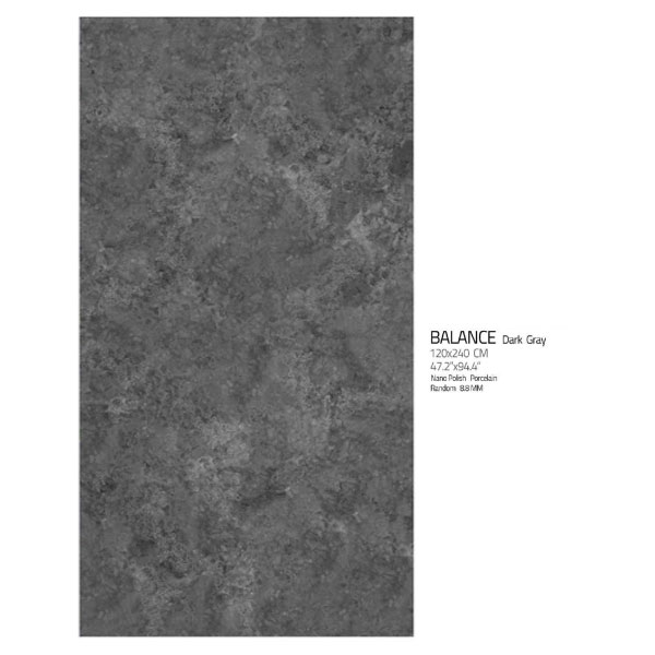 اسلب نانو پولیش بالانس دارک گری Balance Dark Gray 120x240