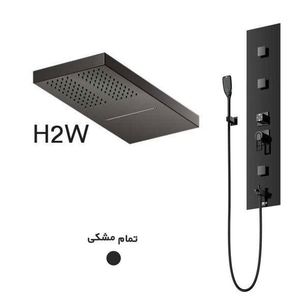 پنل دوش دیواری فریز شاور مدل Fariz Shower H2W