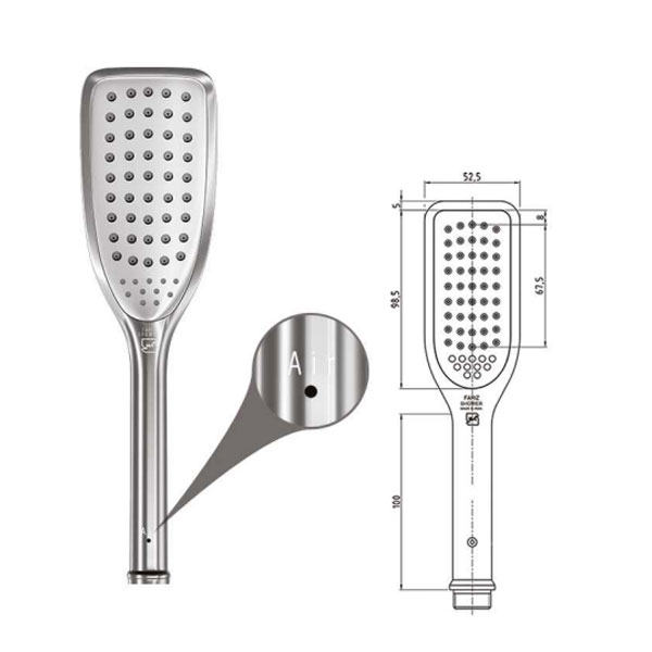 سردوش متحرک فریز شاور مدل برا کاهنده مصرف آب Fariz Shower